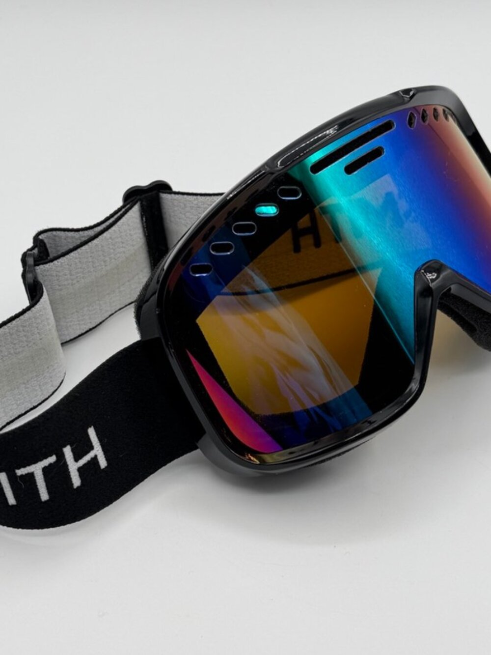 Smith Ski / Snowboard Goggles Black Frame Multicolored Reflective | EUC
